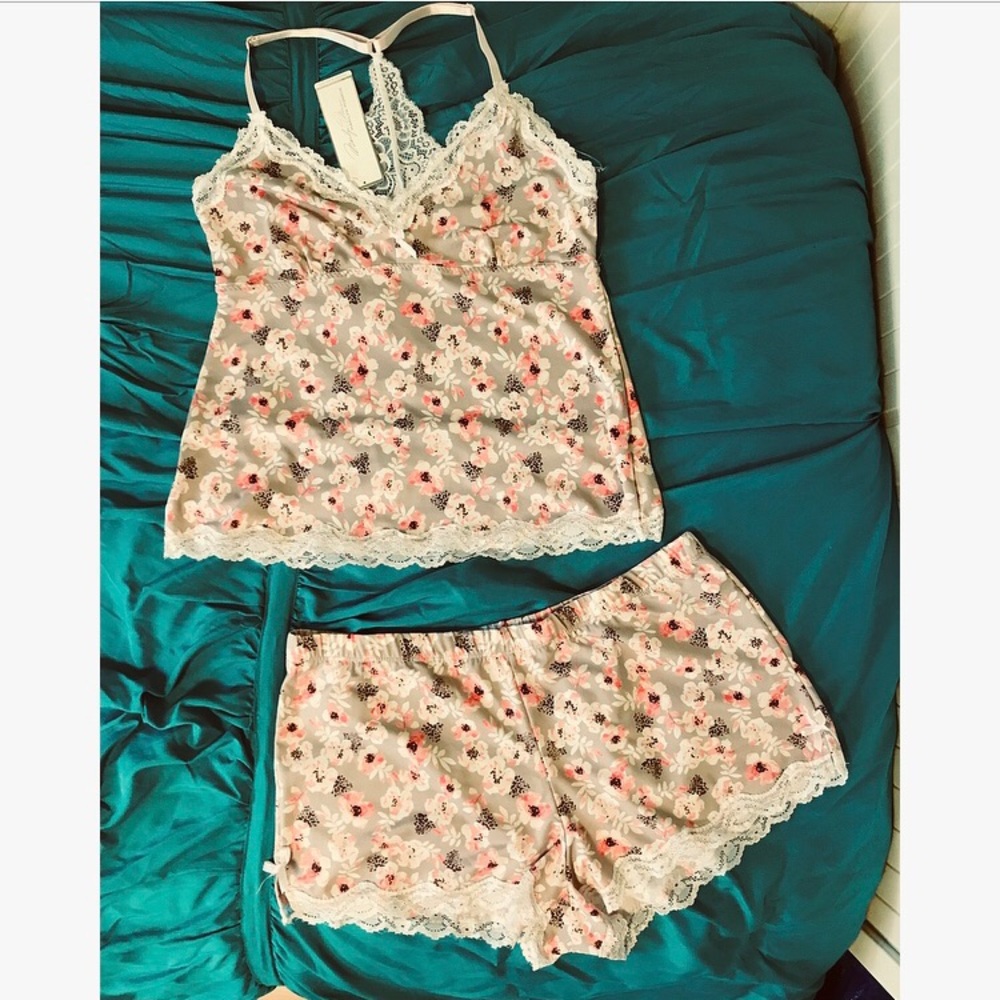 🌸Pink flower Lingerie set🌸